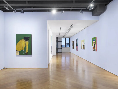 Marcus Jahmal, Booty, exhibition view. Courtesy of Anton Kern Gallery