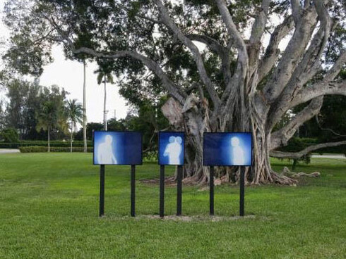 Christopher Bucklow, Tetrarchs (Matthew Barney, Chris Bucklow, Adam Fuss) n.d.
Reproduction installed at Hialeah Park
Collection Pérez Art Museum Miami, gift of John and Sally Story.