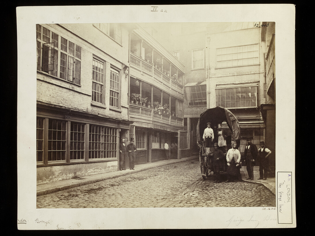 © William Strudwick, The George Inn, Borough, London, about 1865, Albumen print