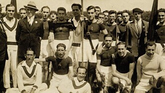  Ricardo Saprissa Ayma con parte de la Delegación Olímpica Española en 1924, Paris, Francia