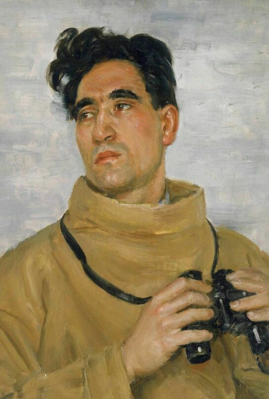 W. M. Ladbrooke, Able Seaman, Merchant Navy, 1943, by Bernard Hailstone (1910–87), © National Maritime Museum