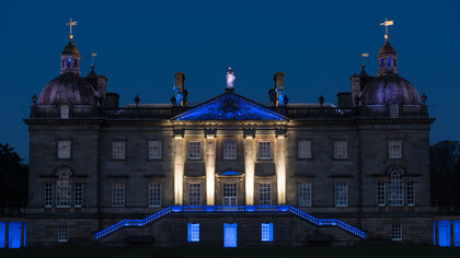 Houghton Hall, 7thJune to 24thOctober, 2015, Lightscape, grounds-view, photo, Finola Gaynor 