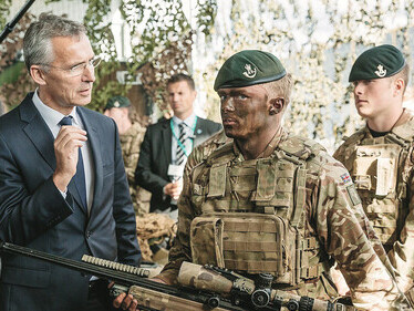 A press trip to Tapa in 2017, where journalists visited the allied forces stationed there and held meetings with NATO units and key figures from the Estonian defense and allied forces