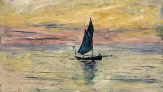 Claude Monet. Barca a vela