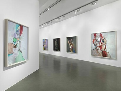 George Condo. Headspace, 2014, Simon Lee Gallery London, installation view, courtesy of the artist and Simon Lee Gallery