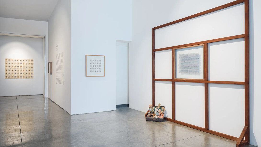 Huda Lutfi, Unraveling, exhibition view. Courtesy of The Third Line