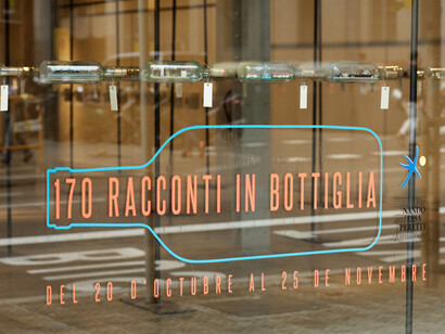 170 Racconti In Bottiglia. Courtesy of Fondazione Pastificio Cerere
