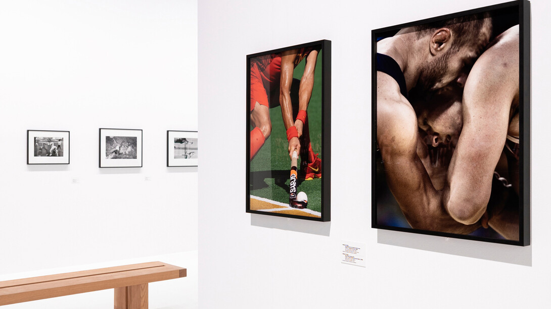 Sport in primo piano, vista della mostra. Per gentile concessione di Photo Elysée