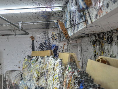 Su Dong Ping's studio in Shenyang, photo Lizi Kui