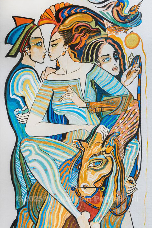 Rusudan Petviashvili, Blessed are the peacemakers. Courtesy of Kate Oh Gallery