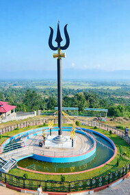 World' largest trident(Tirshul) located at Dharapani, Pandweshor Mahadev Temple, Dang Nepal