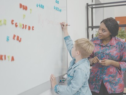 Teacher and pupil. The ensemble of our behaviour, language and the methods selected in teaching must produce a reaction