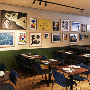 Honey and Smoke Grill House, ground floor interior, 2023. Photo: Patricia Niven