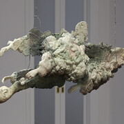 Enrico David, Untitled [view 2], 2014 Celotex, expanding foam, fibre tissue, jesmonite, pigment, wire, © the artist. Michael Werner Gallery, New York and London 