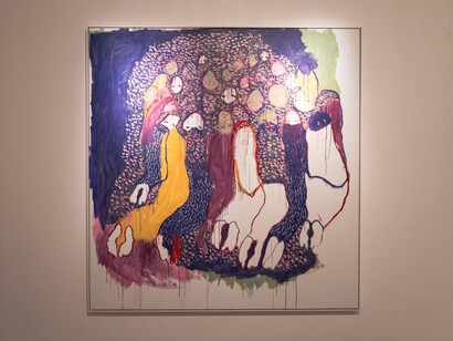 Portia Zvavahera, Tanda rima, exhibition view. Courtesy of Norval Foundation