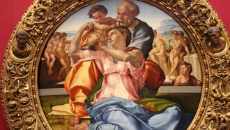 Michelangelo, "Tondo Doni", 1505-07, Galleria degli Uffizi, Firenze, Italia