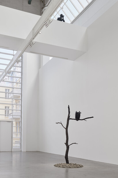 Elmgreen & Dragset, Momentan nicht erreichbar, exhibition view. Courtesy of Galerie Max Hetzler