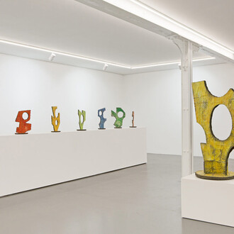 Benjamin Sabatier, Concrete and colors, vue d'exposition. Avec l’aimable autorisation de la galerie Xippas