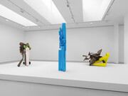 Carol Bove Polka Dots, Exhibition view. Courtesy of David Zwirner
