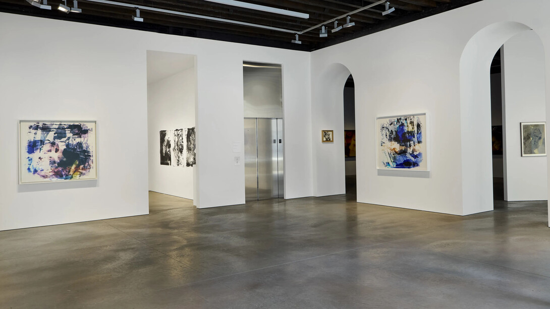Matt Saunders, On an overgrown path, exhibition view. Courtesy of Marian Goodman Gallery