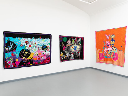 Jakup Ferri, Rub-a-dub-dub, exhibition view. Courtesy of Ani Molnár Gallery