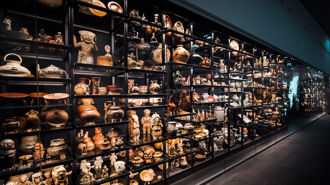 The ceramics space, exhibition view. Courtesy of Museum of Ethnography