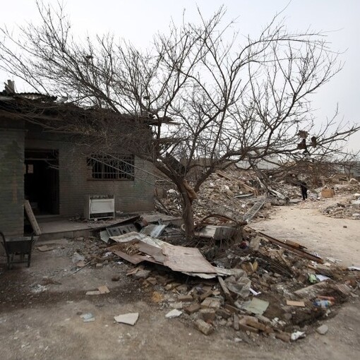 Attacco a un complesso culturale e educativo nella cittadina di Hamedan, Iran, marzo 2026. Foto di Abdolrahman Rafati per Avash Media