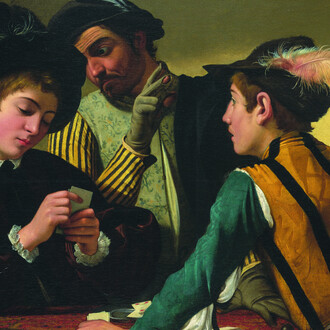 Caravaggio, I bari, 1595 c.a. Per gentile concessione di Palazzo Barberini