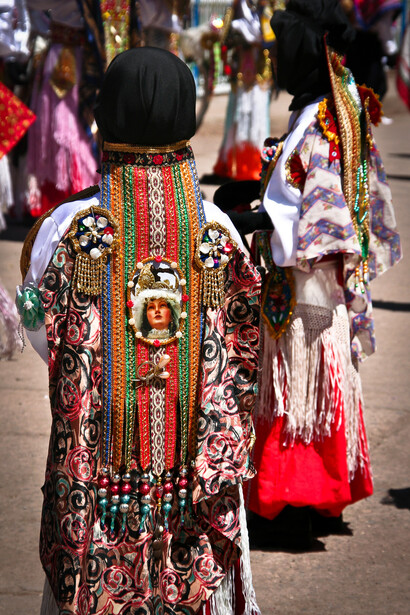 Figuranti durante una processione