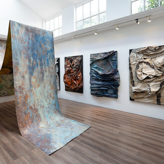 Phattharakorn Singthong, The end of nature, exhibition view. Courtesy of Number 1 Gallery 