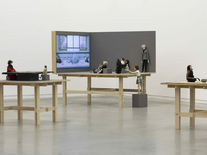 Various artists, Tramoya [Stagecraft], exhibition view. Courtesy of Museo de Arte Moderno de Buenos Aires