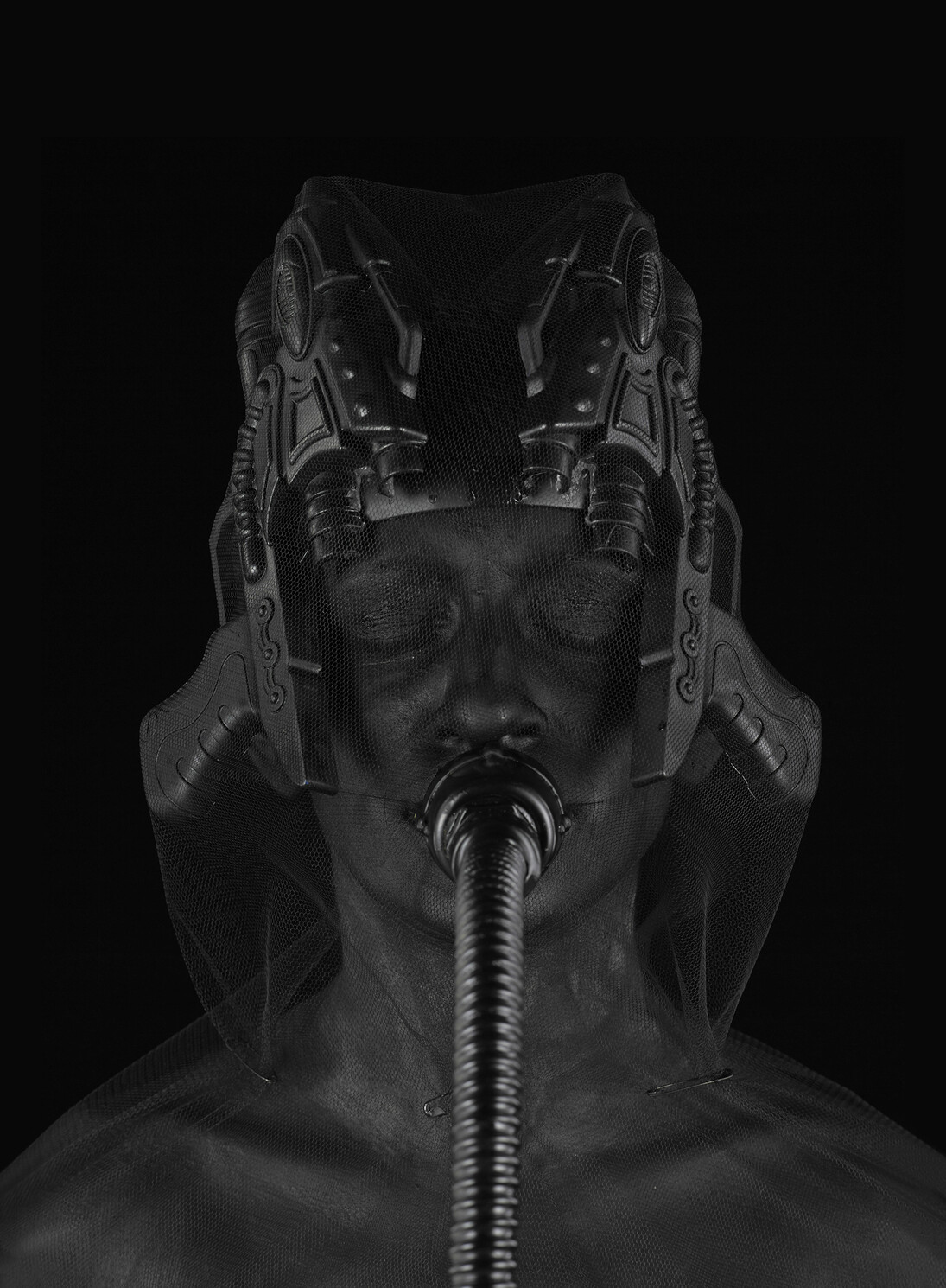 Marco Bolognesi. The anxiety of Shaula, 2017, collage corporeo. Sendai City, The Truth, Biennale di Curitiba