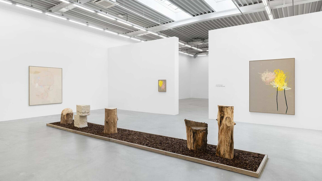 Jenny Brosinski, In my cloud (no birds), vue de l'exposition. Avec l'aimable autorisation de la galerie Almine Rech