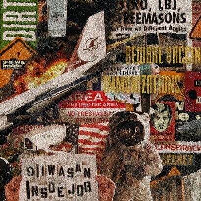 Representación algunas de las teorías conspirativas más comunes en EE. UU.