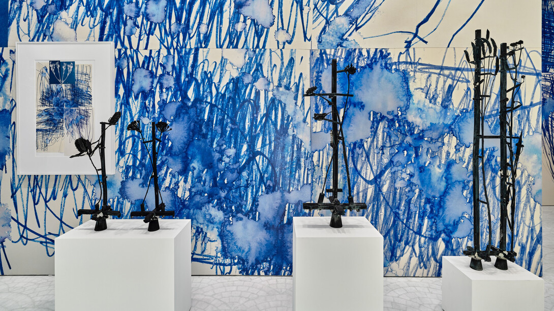 Sterling Ruby, Till death do us part, exhibition view. Courtesy of Gagosian Gallery
