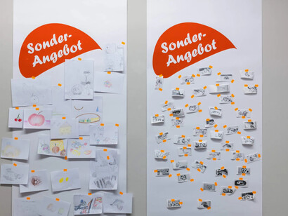 Verschiedene künstler, Mahlzeit! Feinkunsthalle, ausstellungsansicht. Mit freundlicher genehmigung der Kunstsammlungen Chemnitz