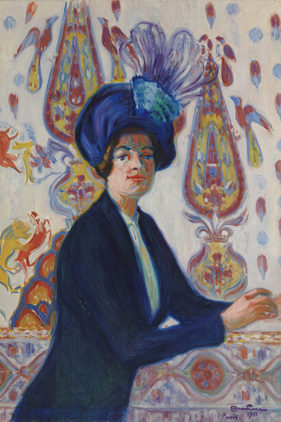 Axel Haartman: The Indian Curtain, 1911. Finnish National Gallery / Ateneum Art Museum. Photo: Finnish National Gallery / Hannu Aaltonen