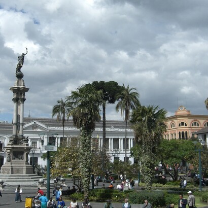 Plaza de la Independencia, Quito, Ecuador. Foto di Flavius Roversi