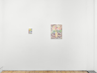 Peter Davies and Mary Ramsden, Kind of...exhibition view. Courtesy of The Approach Gallery