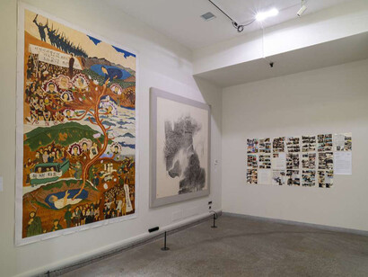 Adapted sceneries, exhibition view. Courtesy of Museo d’Arte Orientale