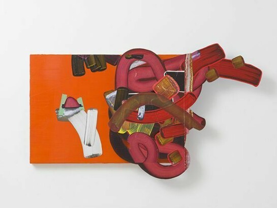 Wil Murray, Why Are You Looking Up Here The Yoke Is In Your Hand. Acrylic & Photo on Board, 2013