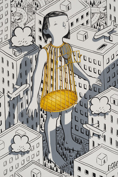 Millo & Hikari Shimoda. Courtesy of Dorothy Circus Gallery