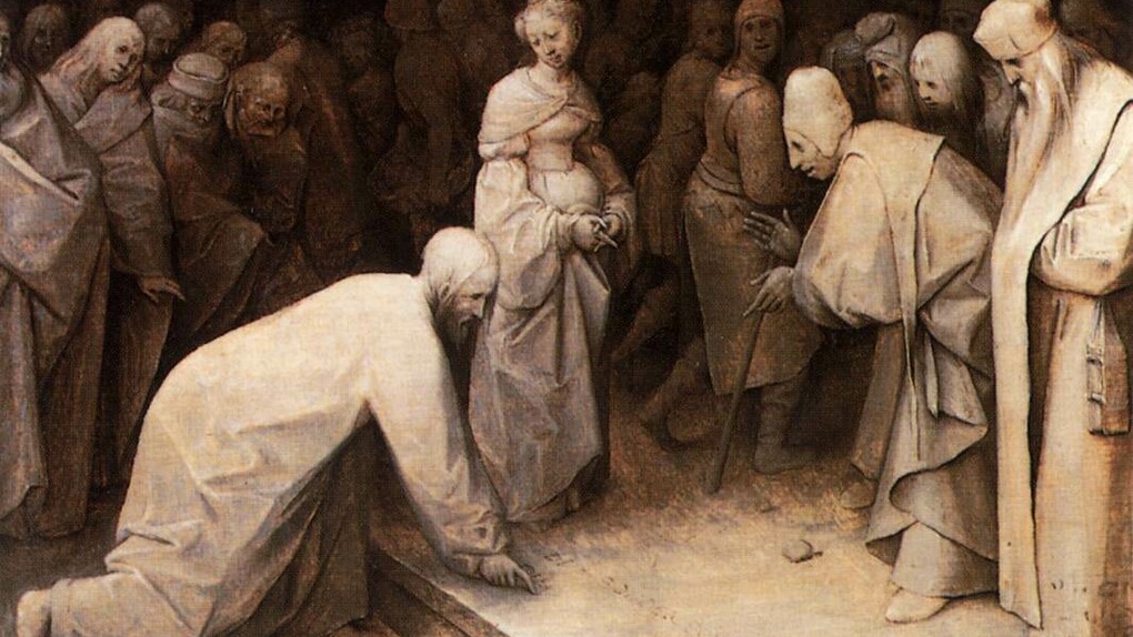 Perícopa da Adúltera por Pieter Bruegel, o Velho