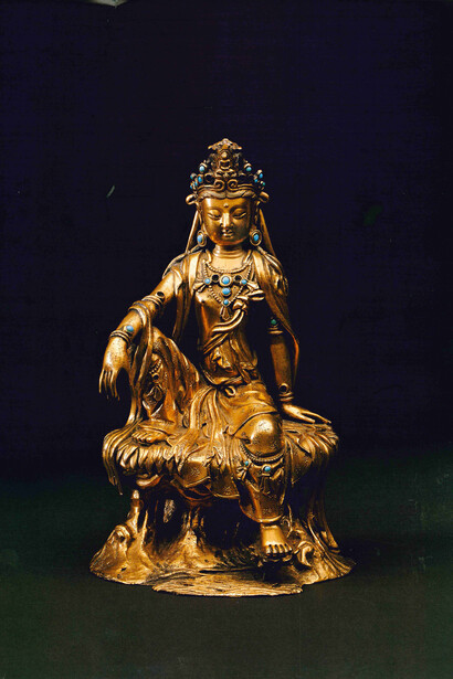 Buddhist pilgrimage. Treasures from the donation of The Tsui Art Foundation, artwork in exhibition. Courtesy of Hong Kong Heritage Museum