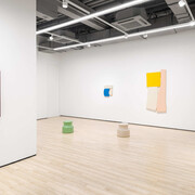 Various artists, Not flat, exhibition view. Courtesy of Almine Rech