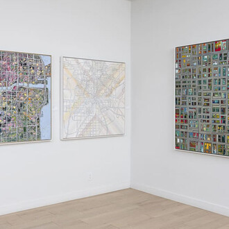 Lisa Kinzelberg, Cities of the world, exhibition view. Courtesy of Casterline|Goodman Gallery