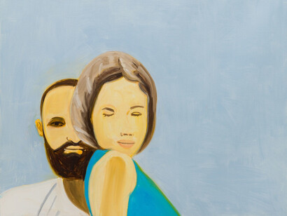Alex Katz, White lotus 4, 2023. Courtesy of Gray Gallery
