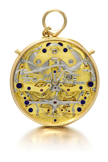 The Second Space Travellers Watch,
George Daniels, 1983 © Jasper Gough, Sotheby’s
