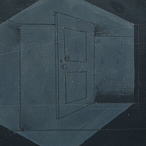 Una luce che entra attraverso la finestra per dissolvere l’oscurità persistente dal mio tempio e prigione dell’intimità e i miei sogni ad occhi aperti (dettaglio), 1978, tempera e matita su carta, 21 x 27,9 cm, Orani, Museo Nivola