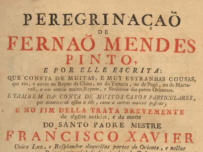 “Peregrinação”, de Fernão Mendes Pinto